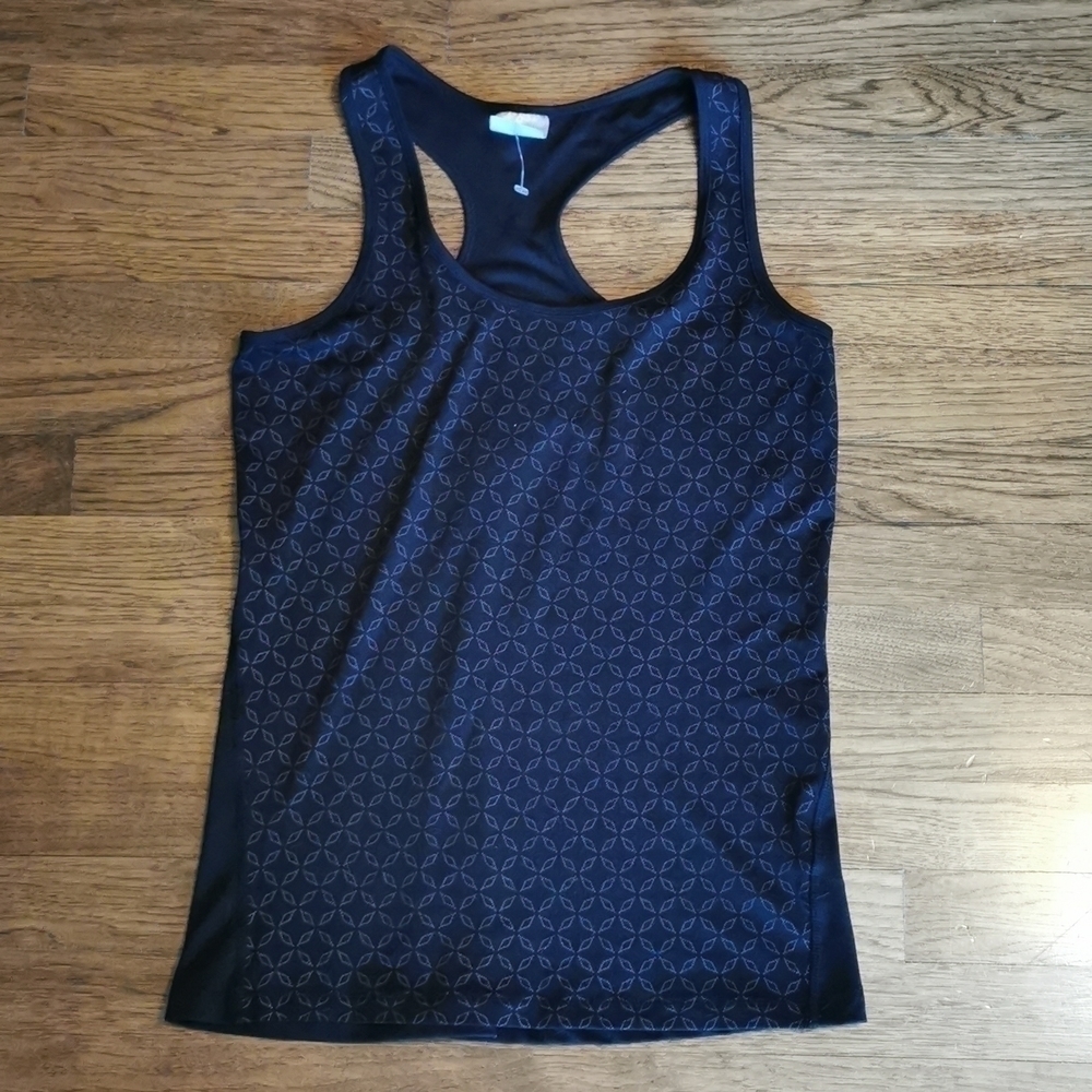 𝅺Shambhala Geometric Black Racerback Tank Small